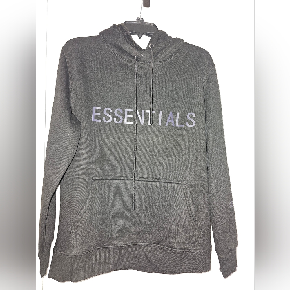Black Essentials hoodie YOUTH large